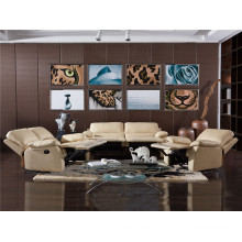 Living Room Sofa with Modern Genuine Leather Sofa Set (743)
